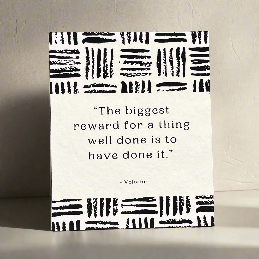 Things Well Done, Card