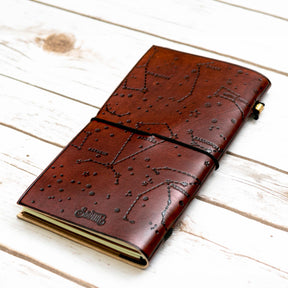 The Future Belongs Eleanor Roosevelt Quote Leather Journal - 8x6 Size