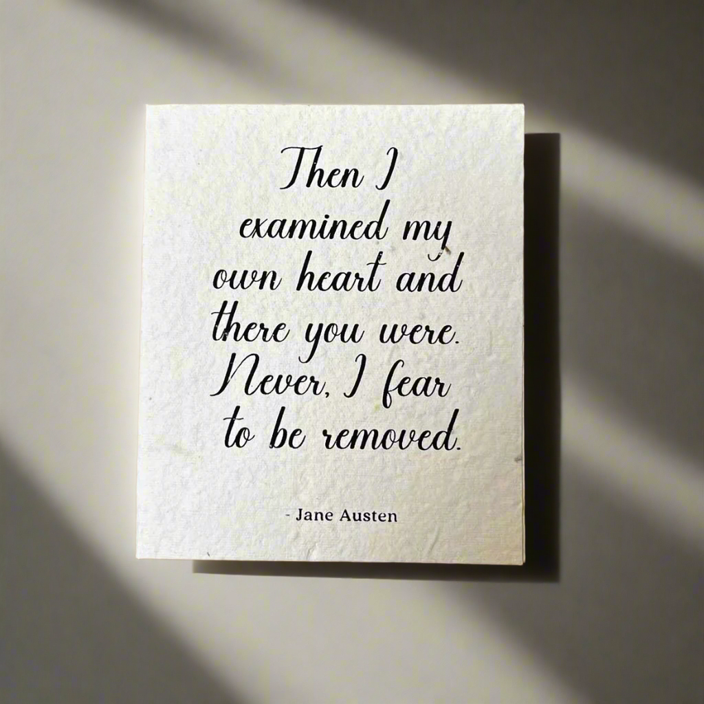 Jane Austen, Examined My Own Heart