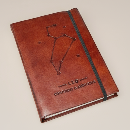 Astrology Zodiac Handmade Leather Journal