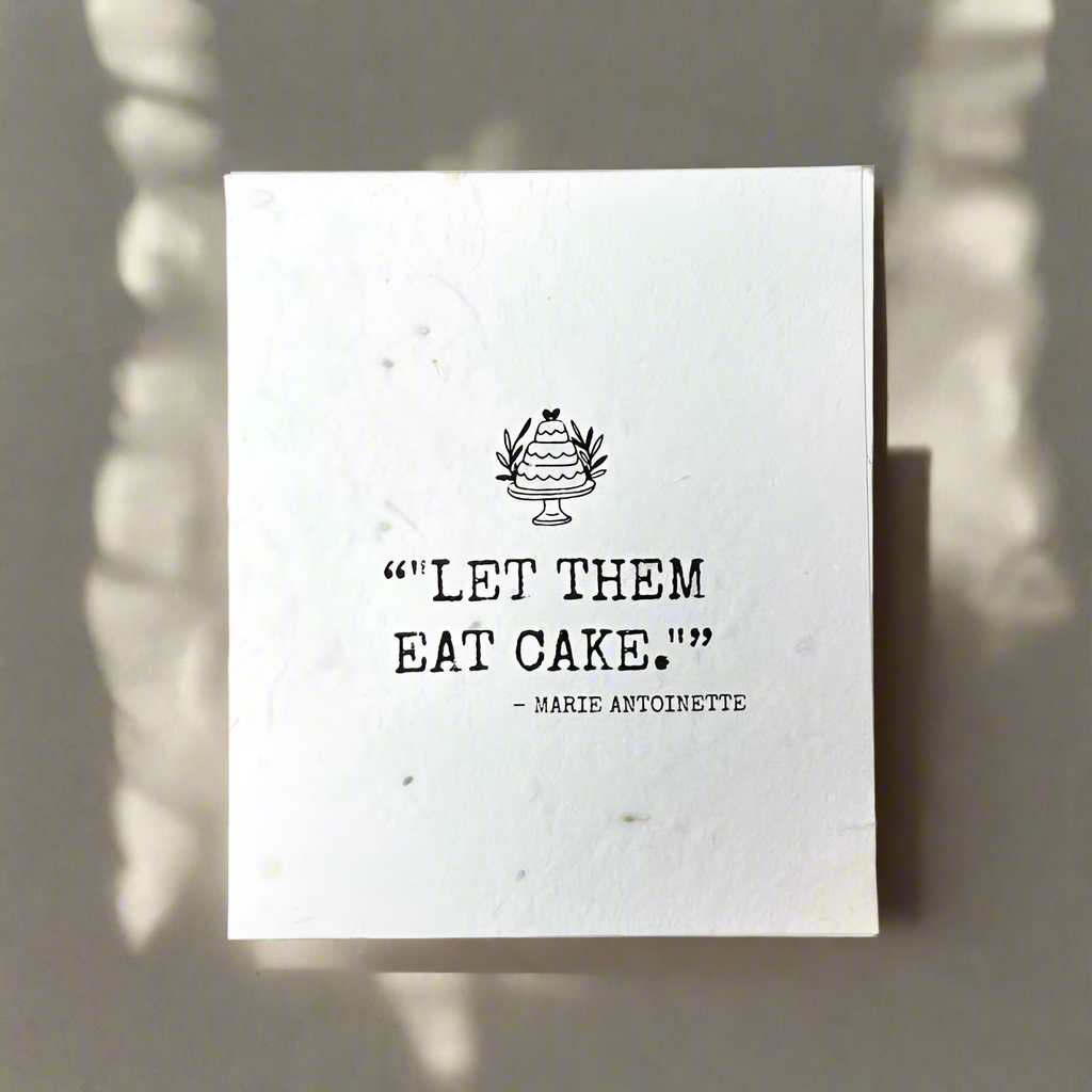 Let Them Eat Cake
