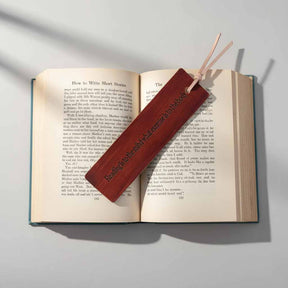 Quote Leather Bookmarks