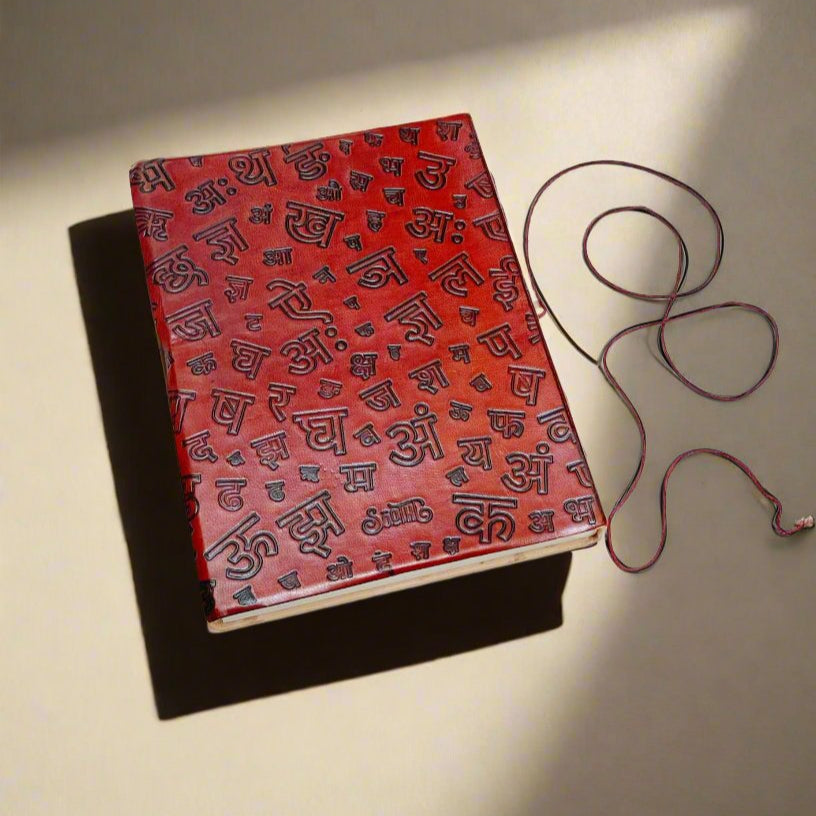 Vintage leather notebook - perfect for meditative writing, journaling your spiritual journey, capturing your creative thoughts, or practicing daily gratitude