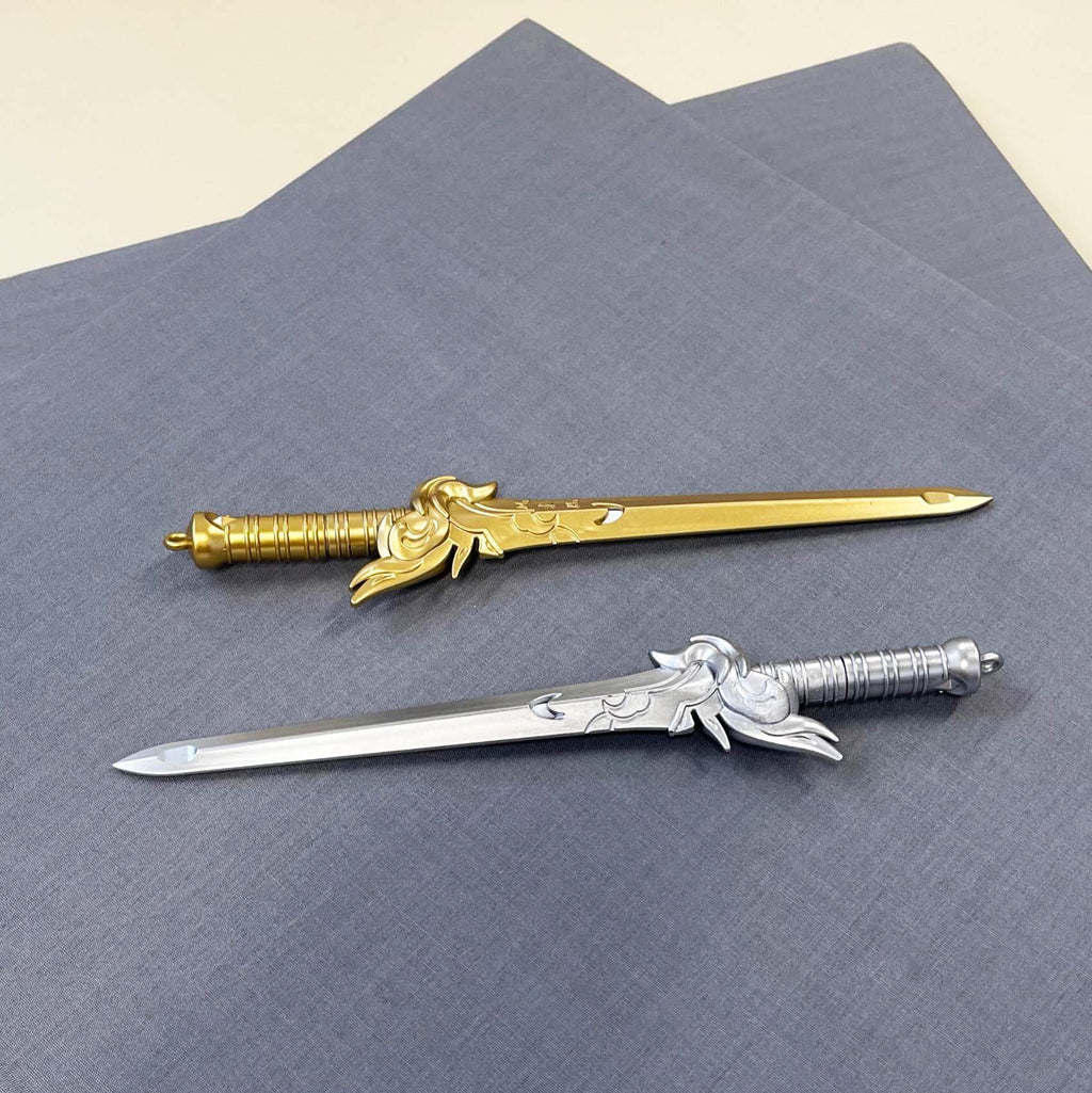 Fancy Items Sword Design Pen, (Pack of 6, Random color)