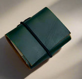 Miniature leather journal – pocket-sized notepad for thoughts, ideas, and on-the-go writing