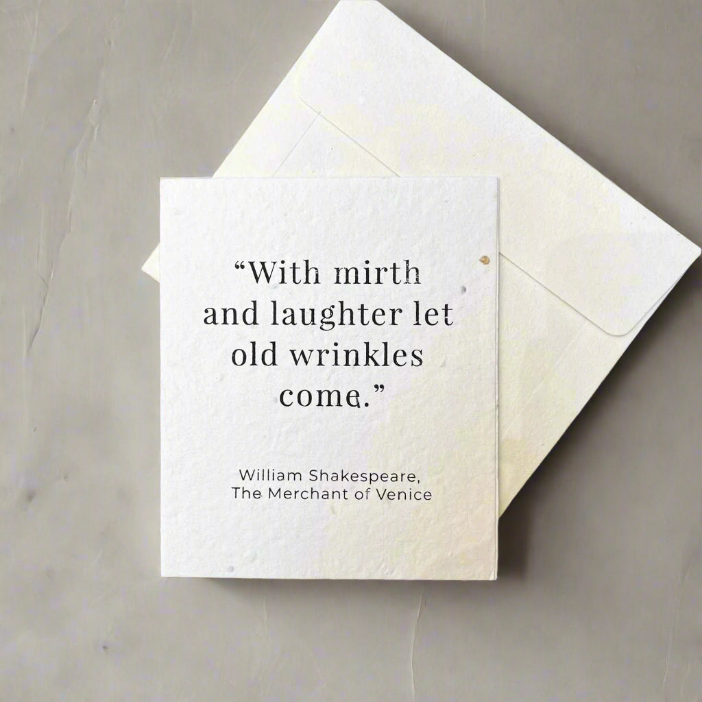 Shakespeare Birthday Card