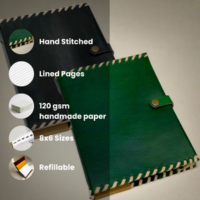 Hand-Stitched Leather Journal