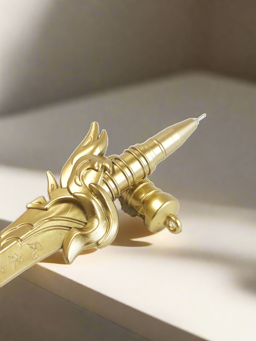 Sword Shaped Novelty Pen - Fun and Displayable Writing Instrument
