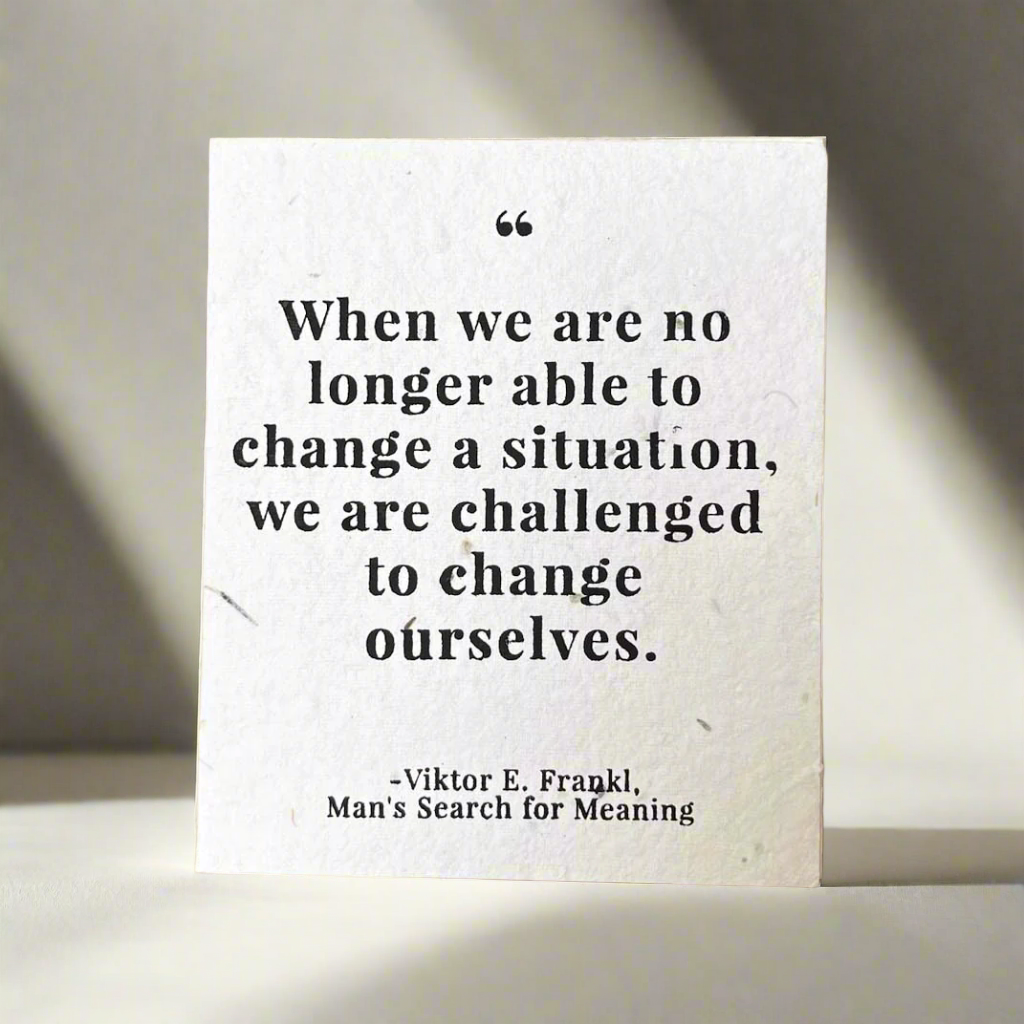 Viktor E. Frankl, Man's Search for Meaning