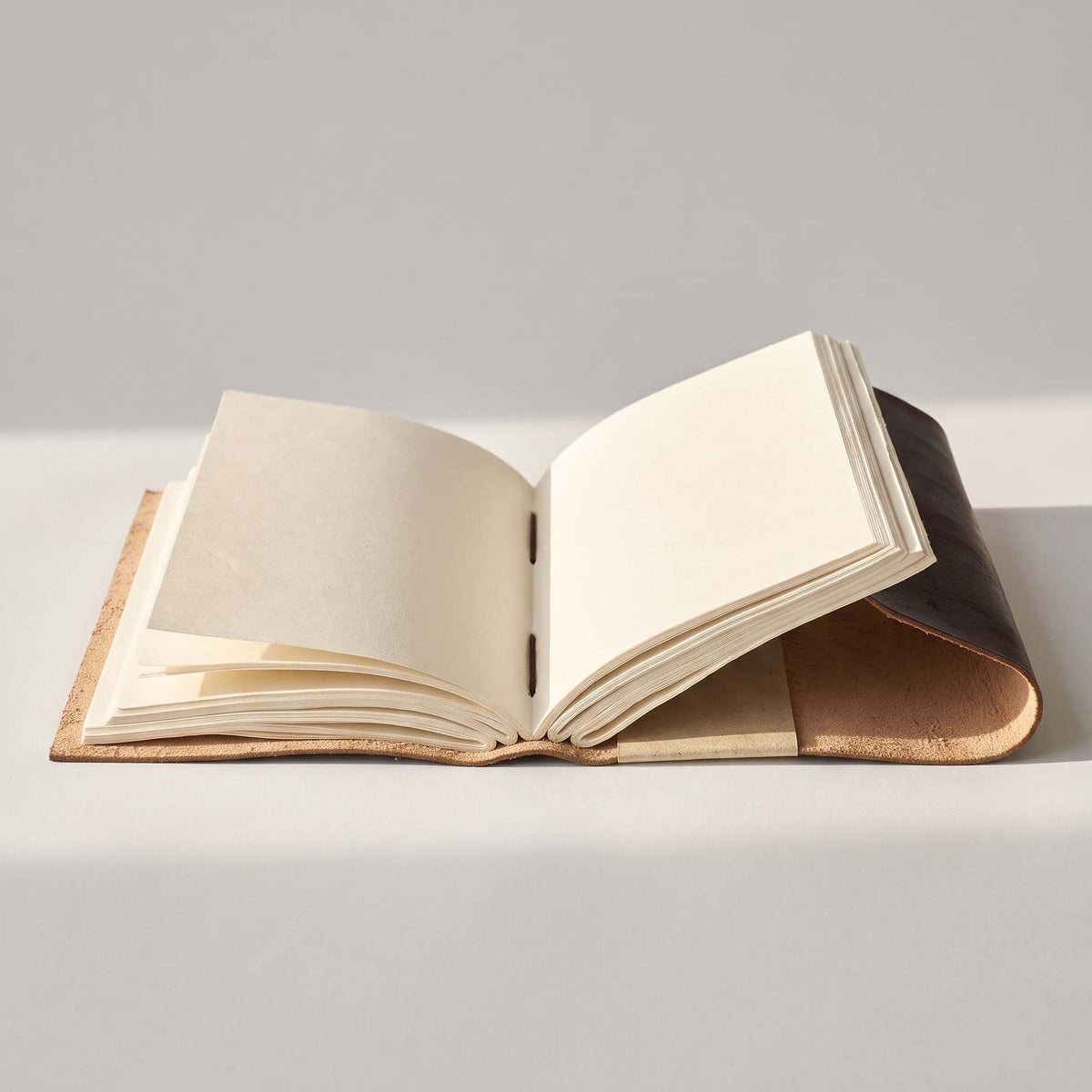 Wave Flap Leather Journal