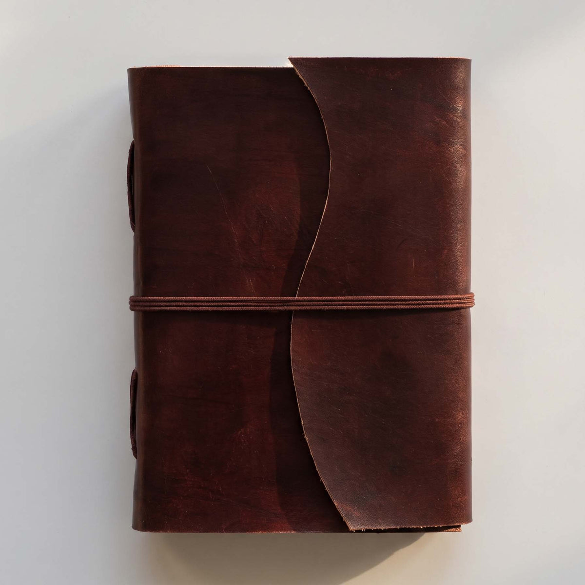 Wave Flap Leather Journal