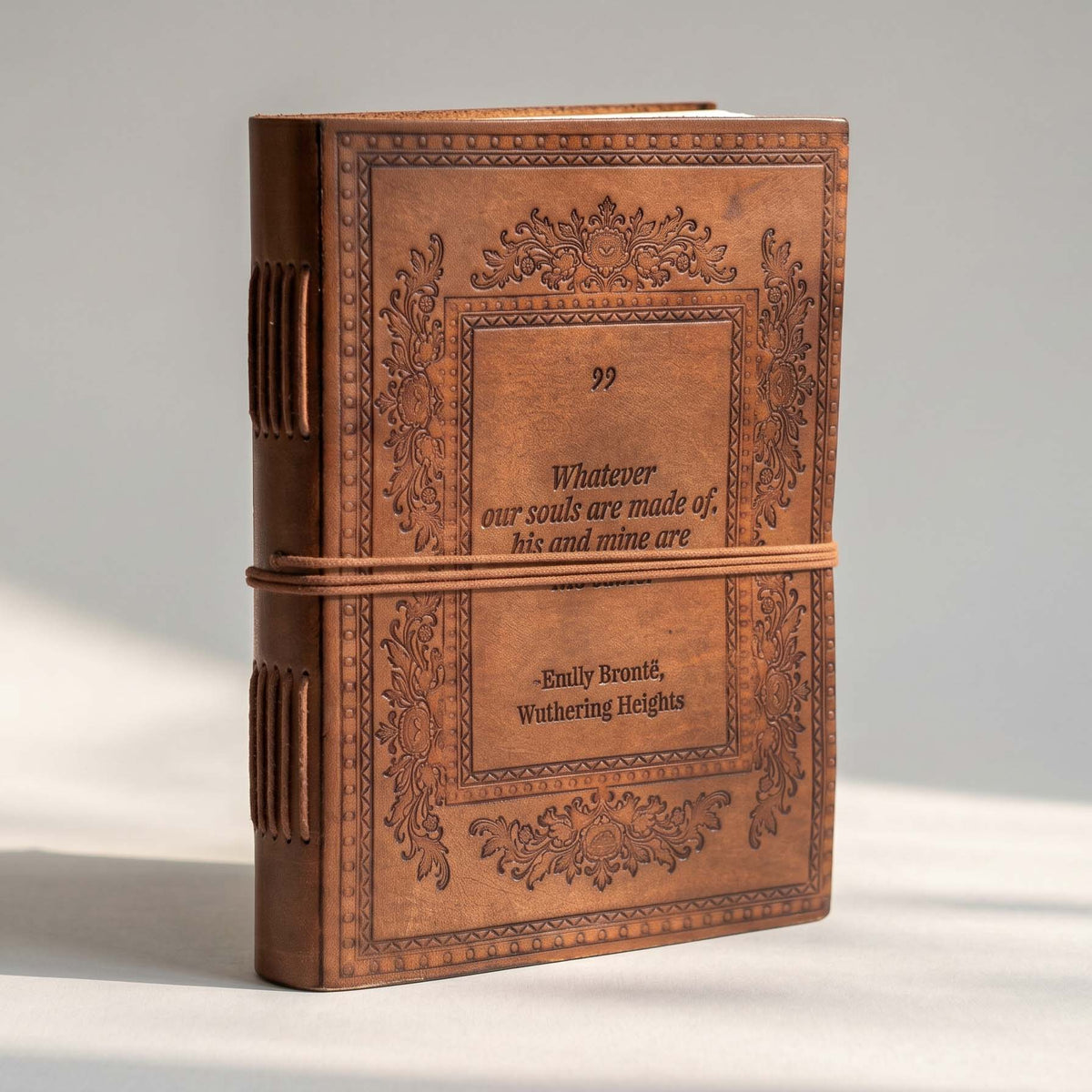 Whatever Our Souls Are Made Of Quote Leather Journal
