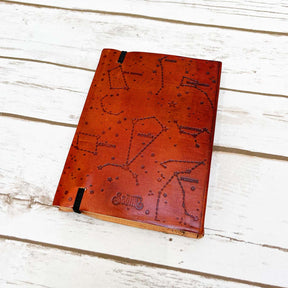 Weird And Wonderful Quote Leather Journal - 5x7 Lined