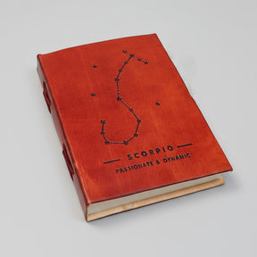 Astrology Zodiac Handmade Leather Journal