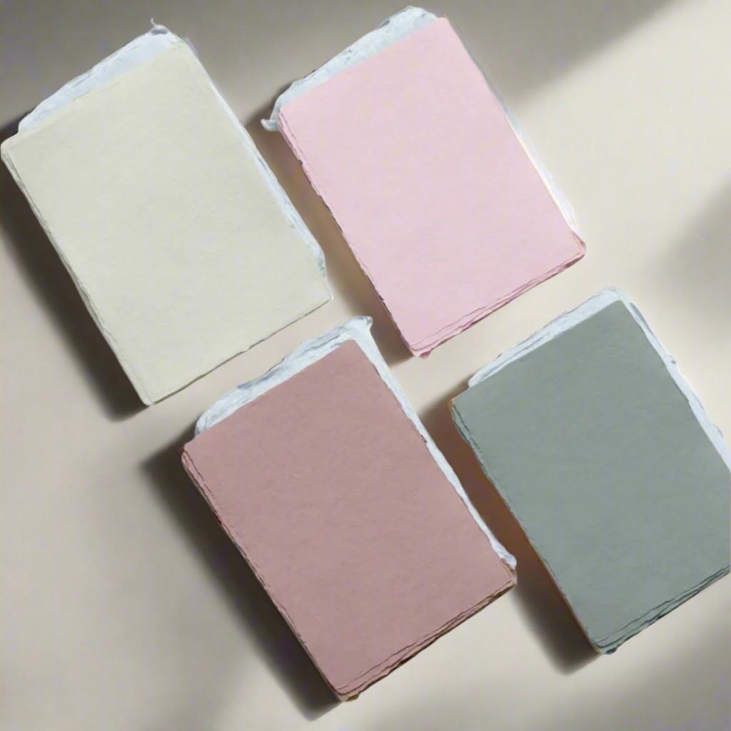 Artisan Khadi paper – 100% cotton, handmade and perfect for letters, sketches, and mixed media art
