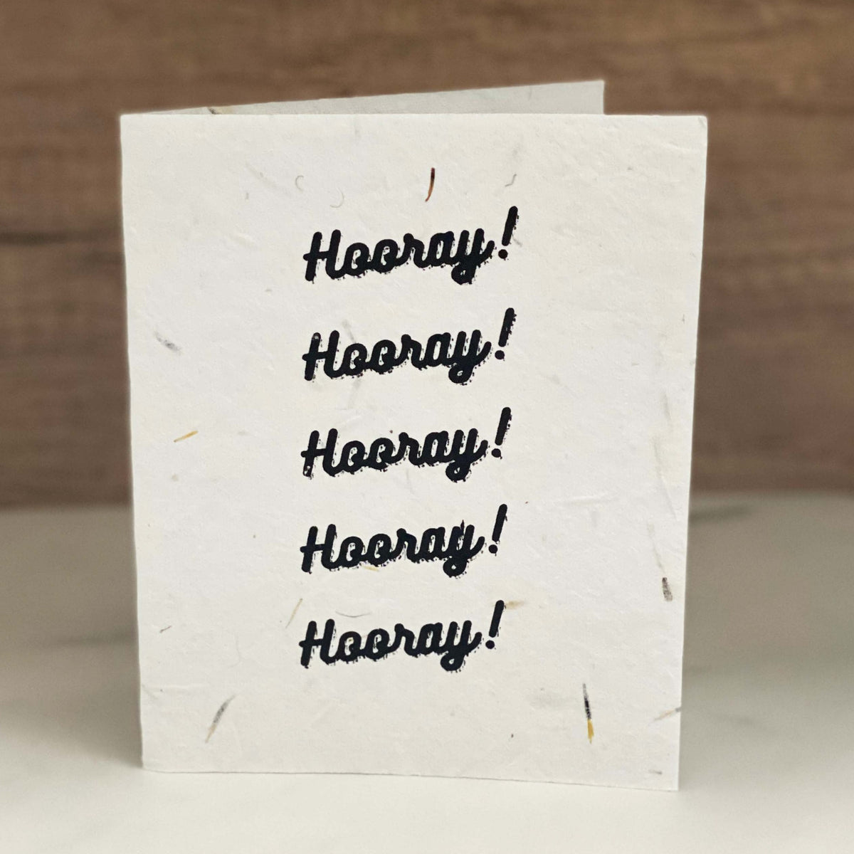 Seed Paper Plantable Card - HOORAY