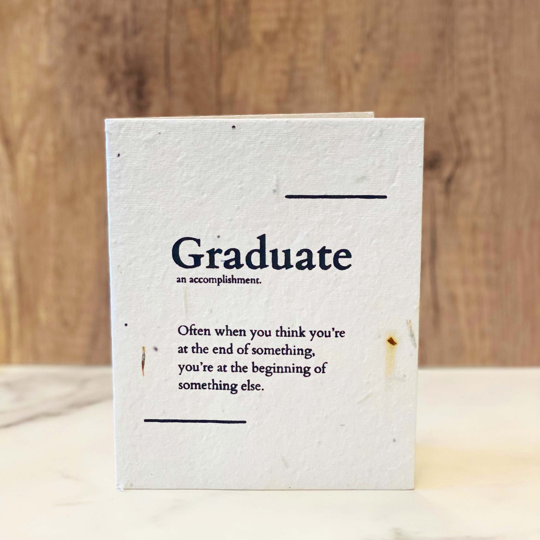 Seed Paper Plantable Card - Graduate