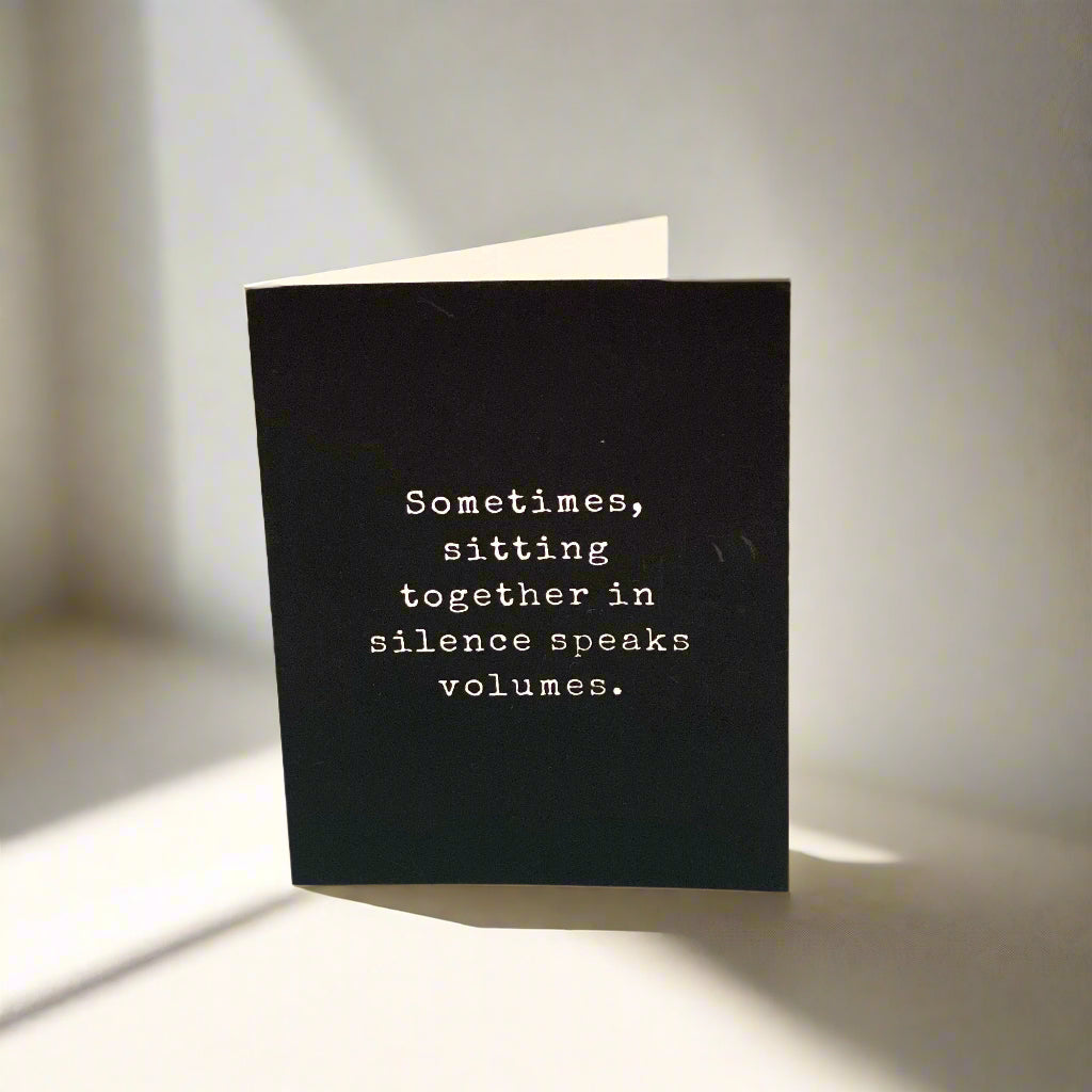 Sitting in Silence