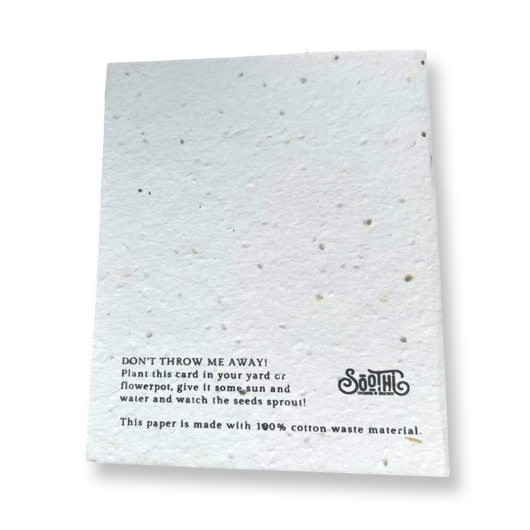 Seed Paper Plantable Card - Time To Celebrate