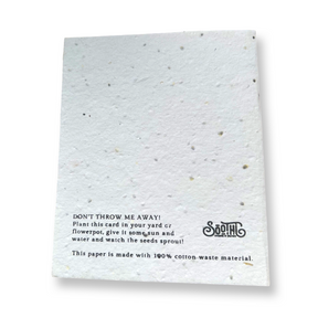 Seed Paper Plantable Card - Time To Celebrate