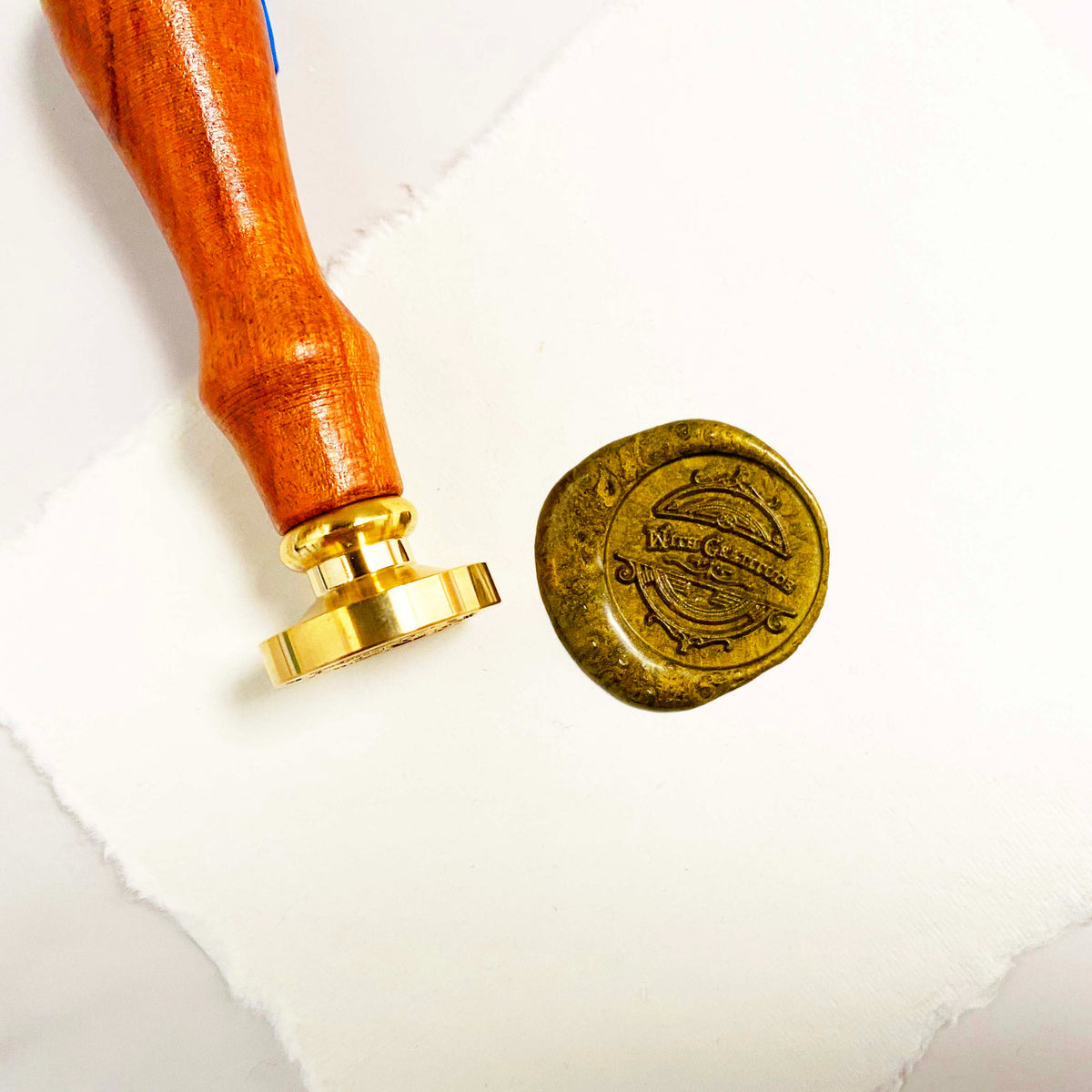With Gratitude Wax Seal Stamp