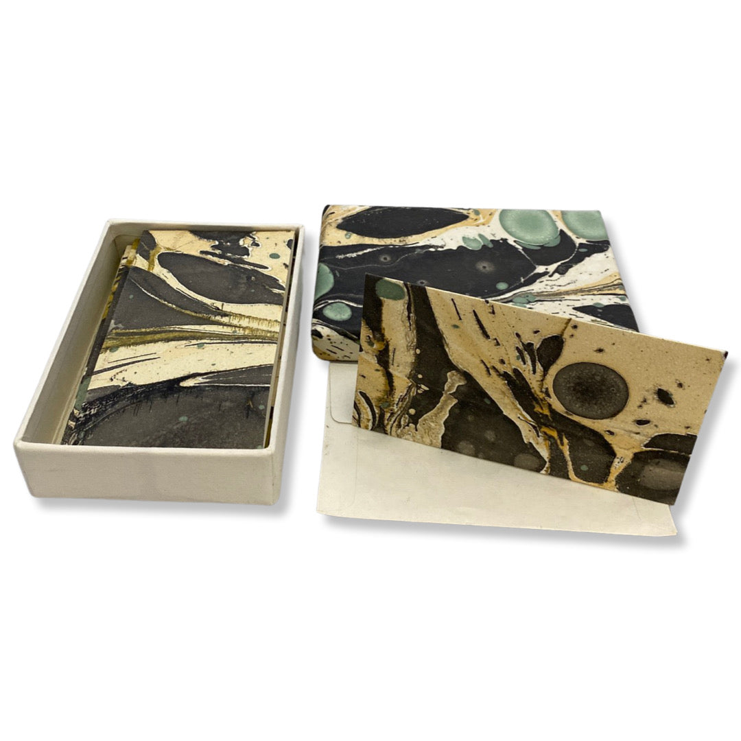 Marble Greeting Cards Box Set - Teal