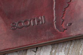Extra Large World Map Large Handmade Leather Journal - Leather Journals By Soothi