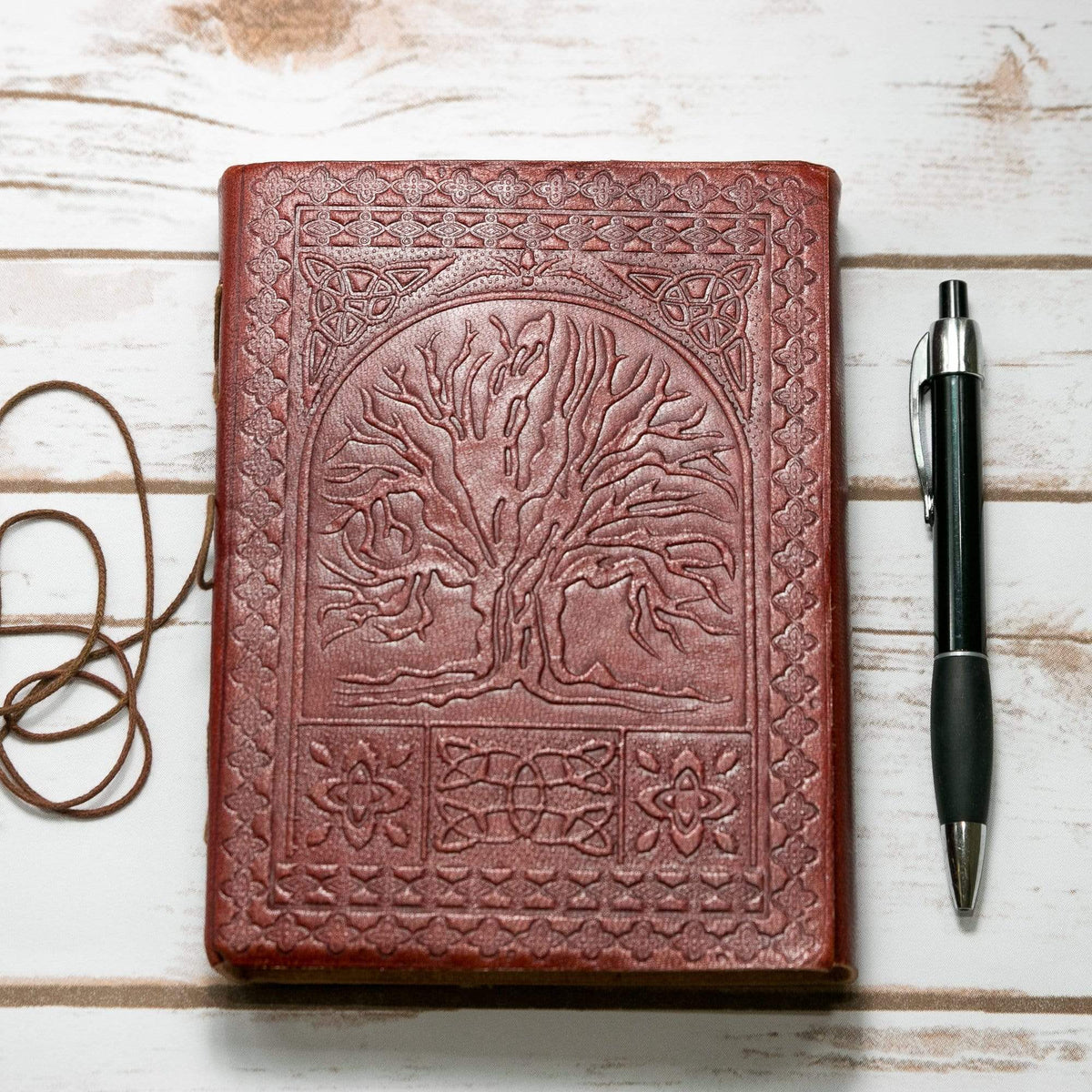 Tree of Life Purple Leather Journal The Pretty Hot Mess