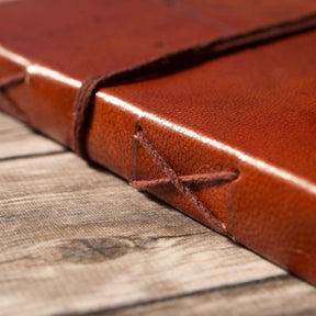 Grow Through Quote Handmade Leather Journal - Leather Journals By Soothi