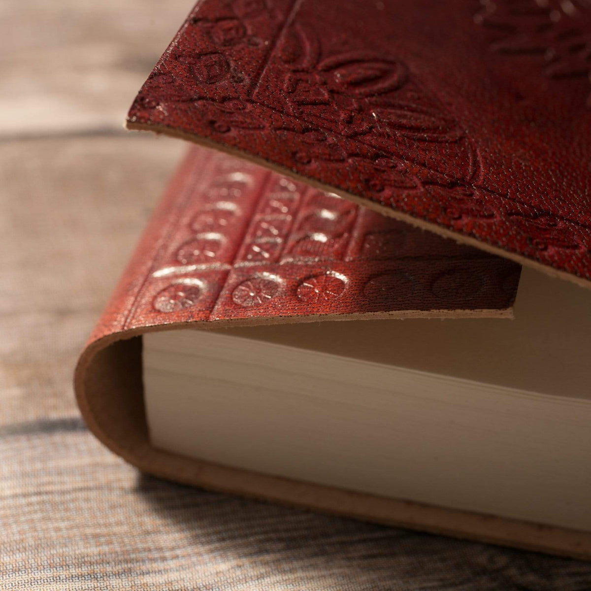 Tree of Life 5x7 Leather Journal | Handmade & Sustainable | Tree-Free Paper