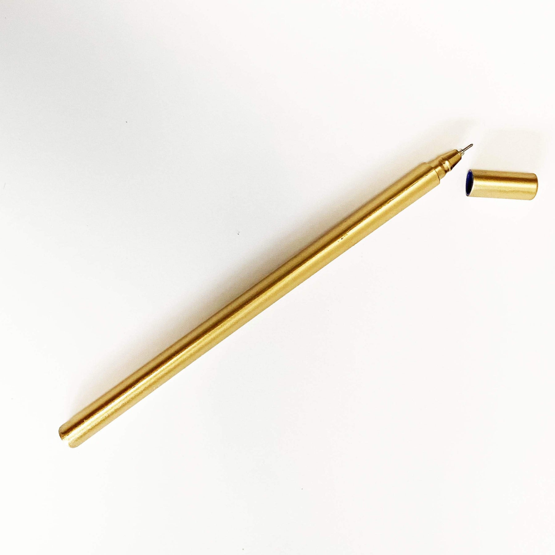 Softy Gold Metallic Pen w/ Stylus - Laser - SJNJW289 - IdeaStage